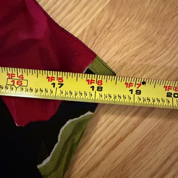 VTG Y2K Eva Blue Beaded Dress W/ Scarf Sz 10 Spaghetti Strap Flowy Formal Fairy - Picture 6 of 9